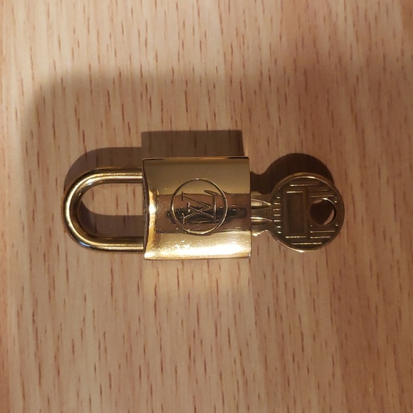 Louis Vuitton Accessories - Louis Vuitton Padlock & Key Goldtone #212